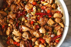 confrariadacasserole: Eu Q. Fiz! Frango Xadrez ou Kung Pao Chicken