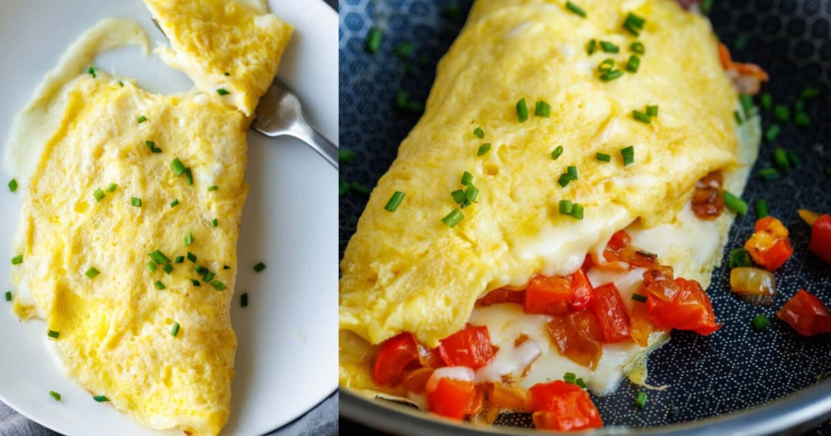 Receita de Omelete FIT