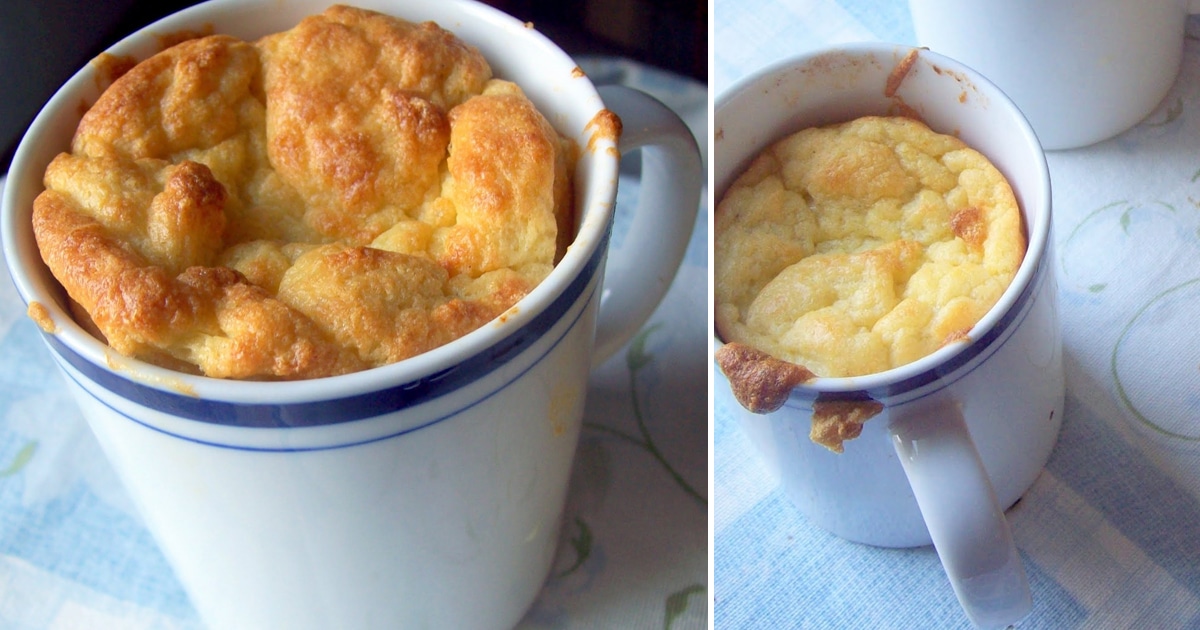 pao queijo de caneca