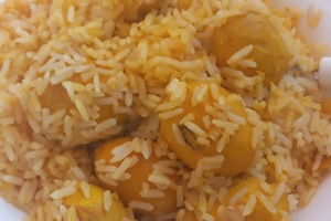 arroz com pequi