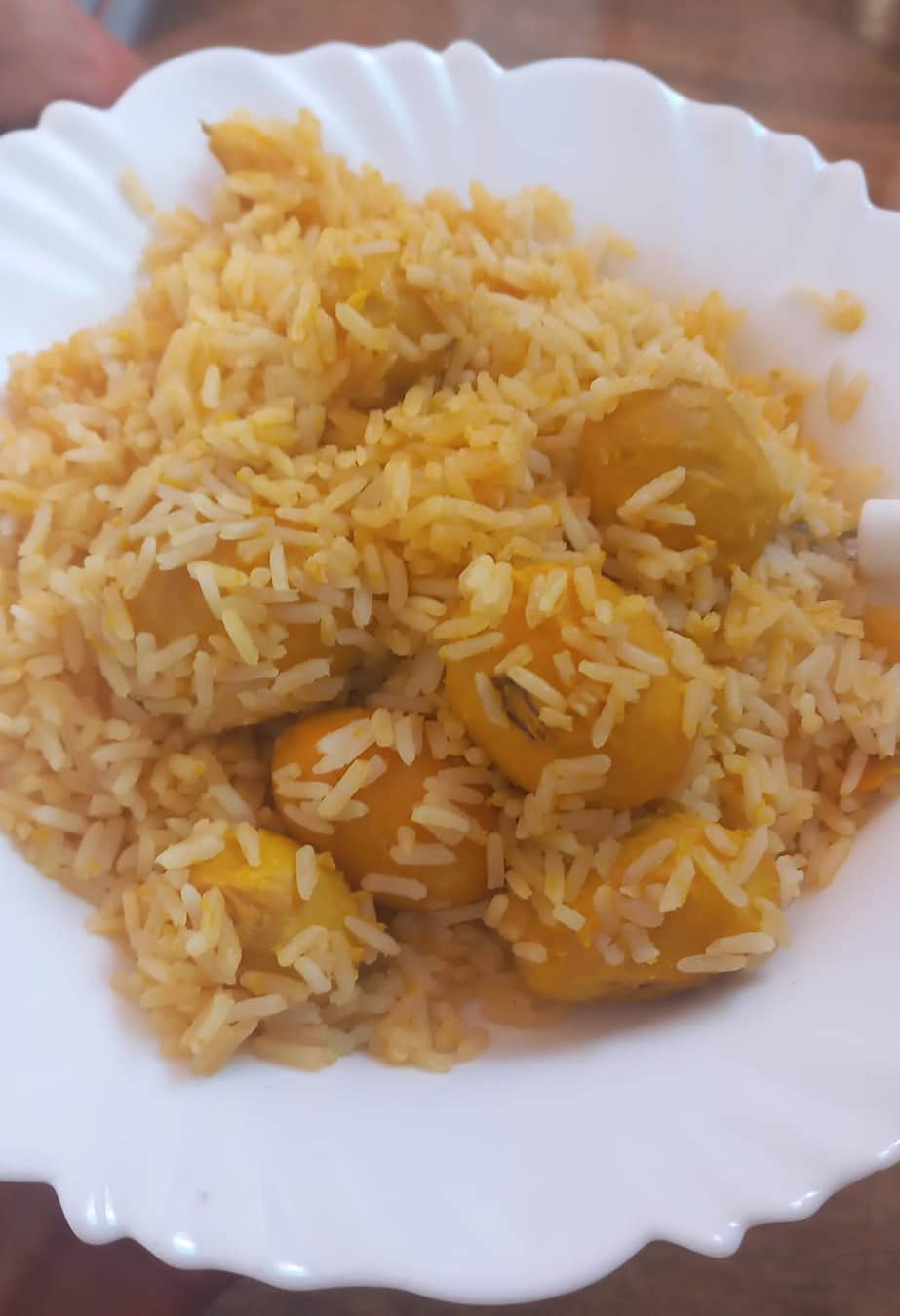 arroz com pequi prato