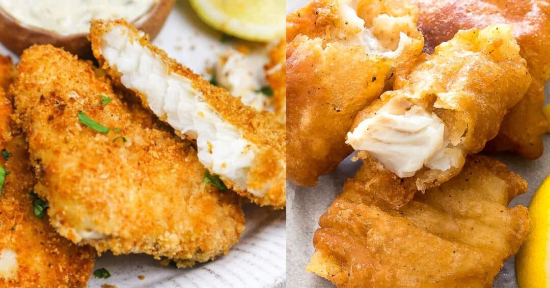 Filé de Tilápia Empanado Receita Simplesm fica super sequinho