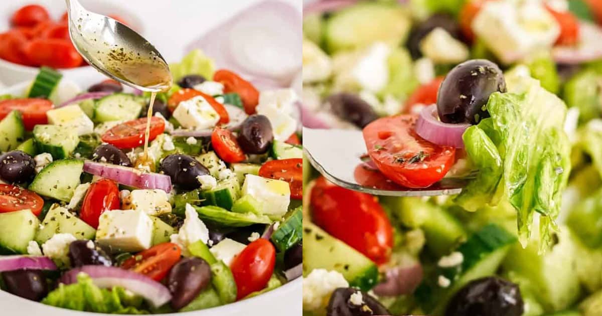 receita salada grega