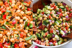 salada grao bico