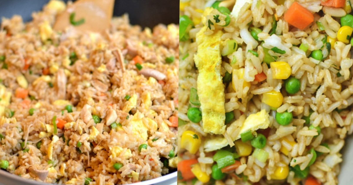 arroz frito simples