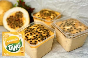 Mousse de maracujá com Tang