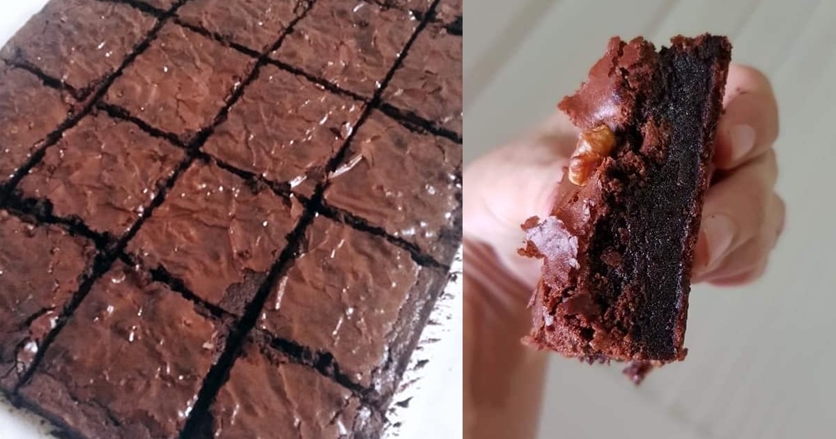 receita brownie dieta