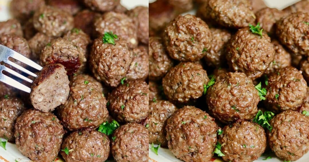 Receita de Almôndegas Simples, recheada ou com molho.