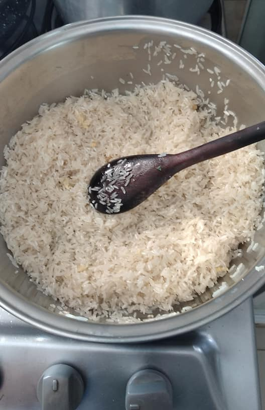 arroz cozido