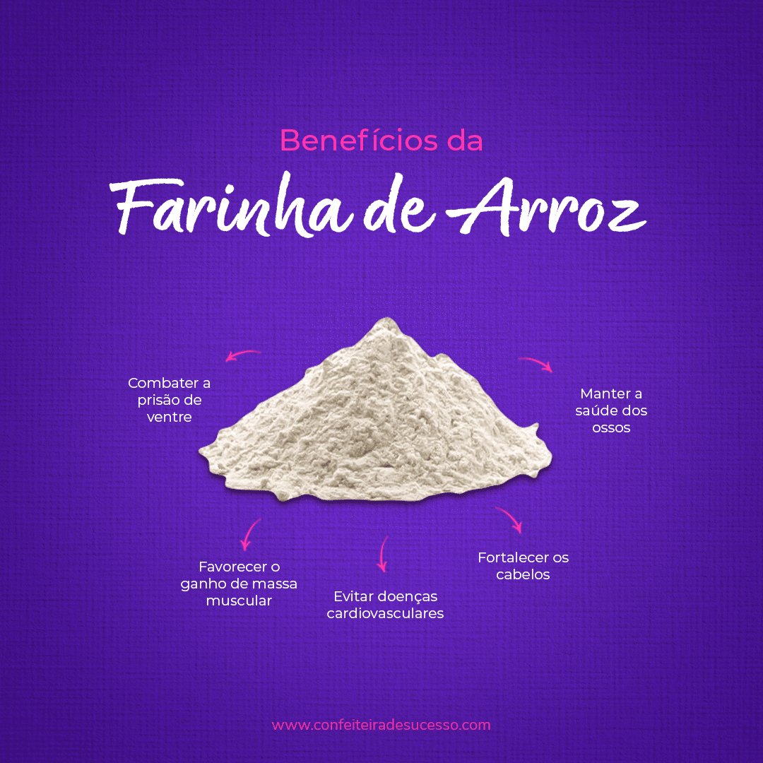 beneficios da farinha de arroz