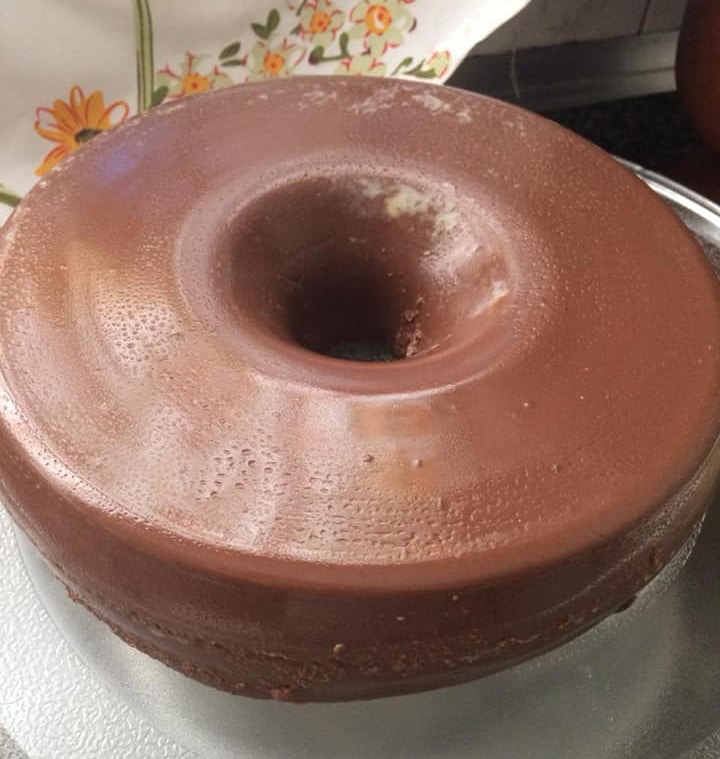 flan de chocolate