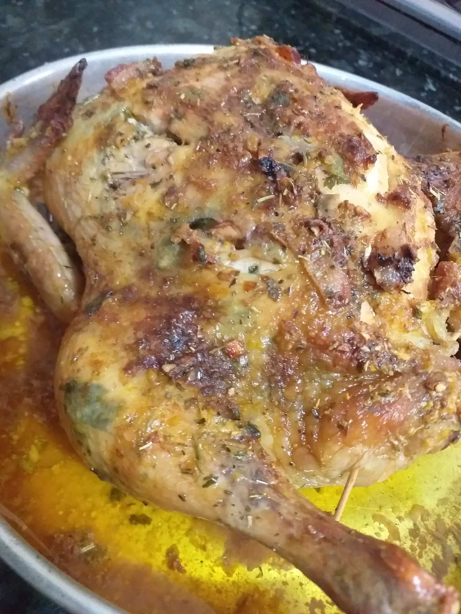 frango recheado ceia