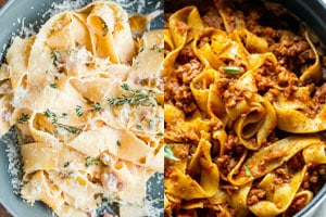 Receita de Macarrão Pappardelle