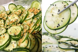 Receita de sunomono pepino agridoce