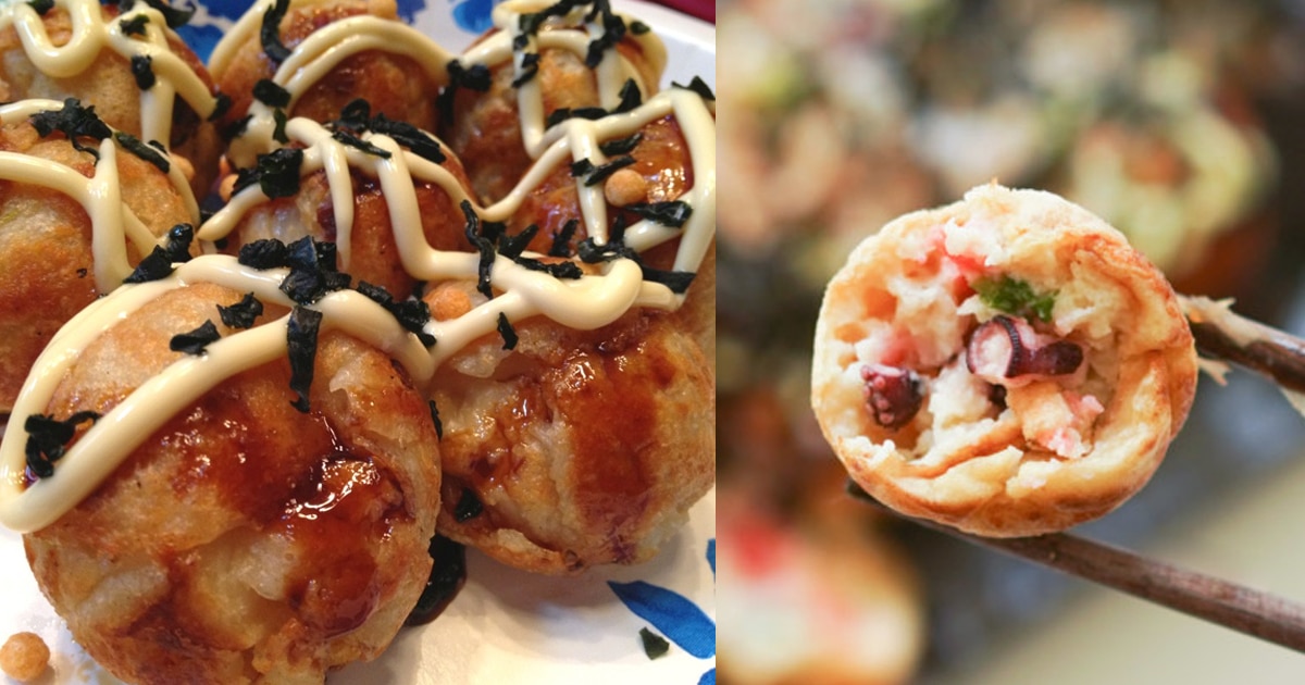 Takoyaki polvo bolinho