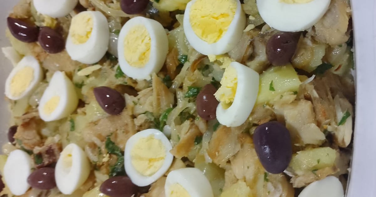 Receita com Bacalhau Desfiado