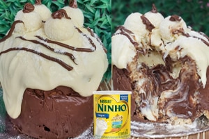 Receita de Panetone Trufado de Leite Ninho