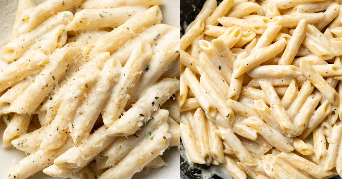 penne com creme de leite