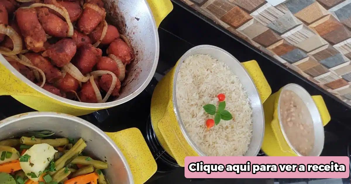 linguiça acebolada