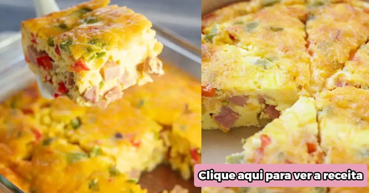 omelete de forno jantar