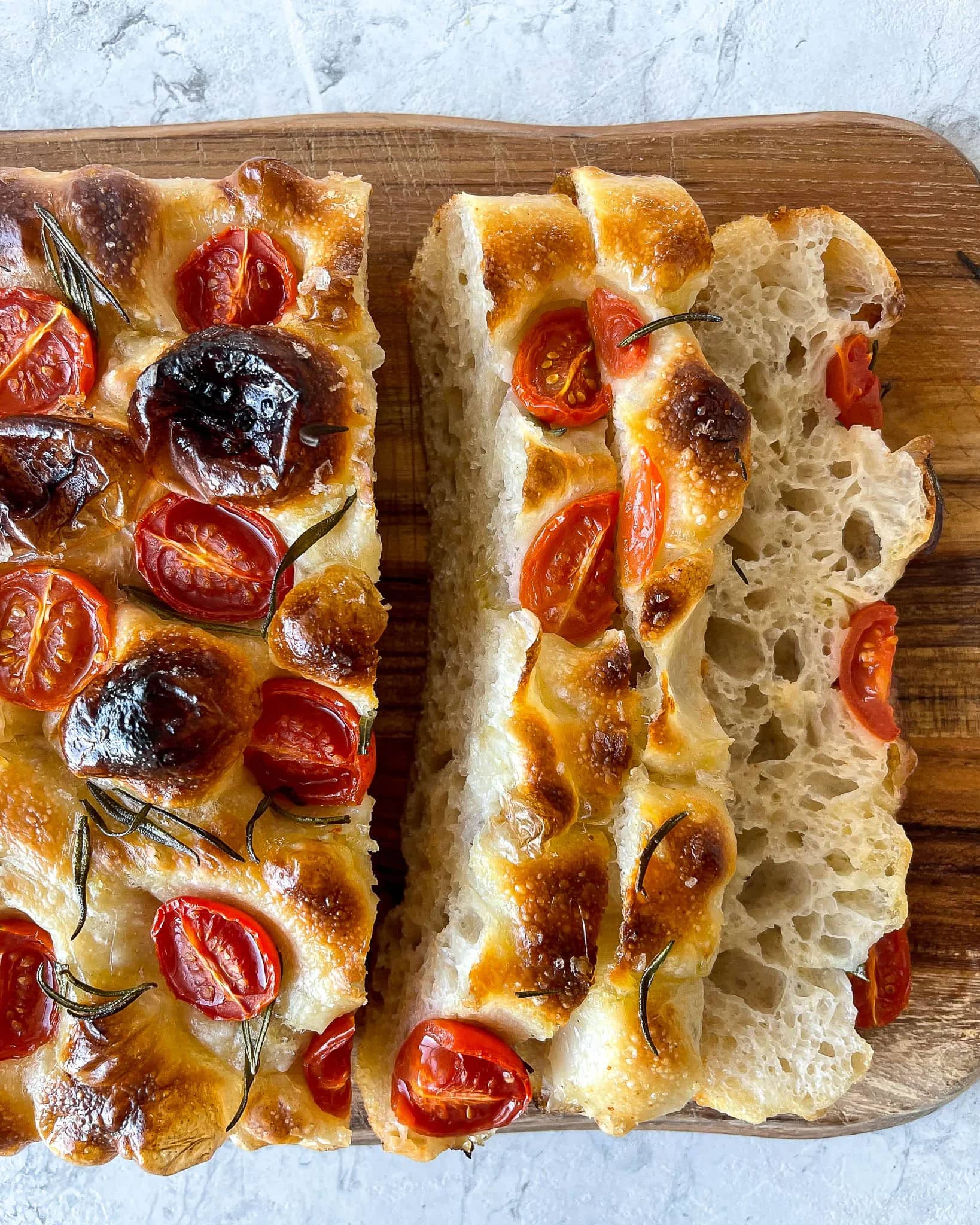 Focaccia Com Fermentação Natural