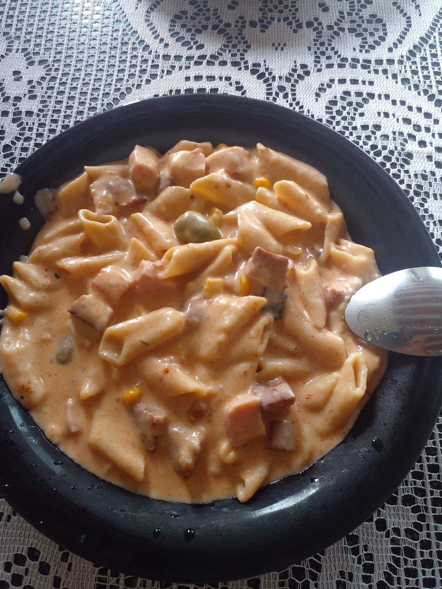 macarrão creme de leite