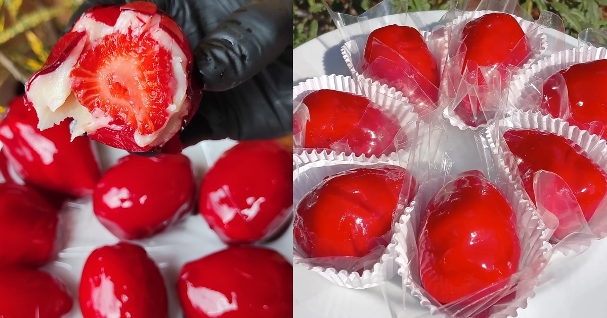 receita morango do amor
